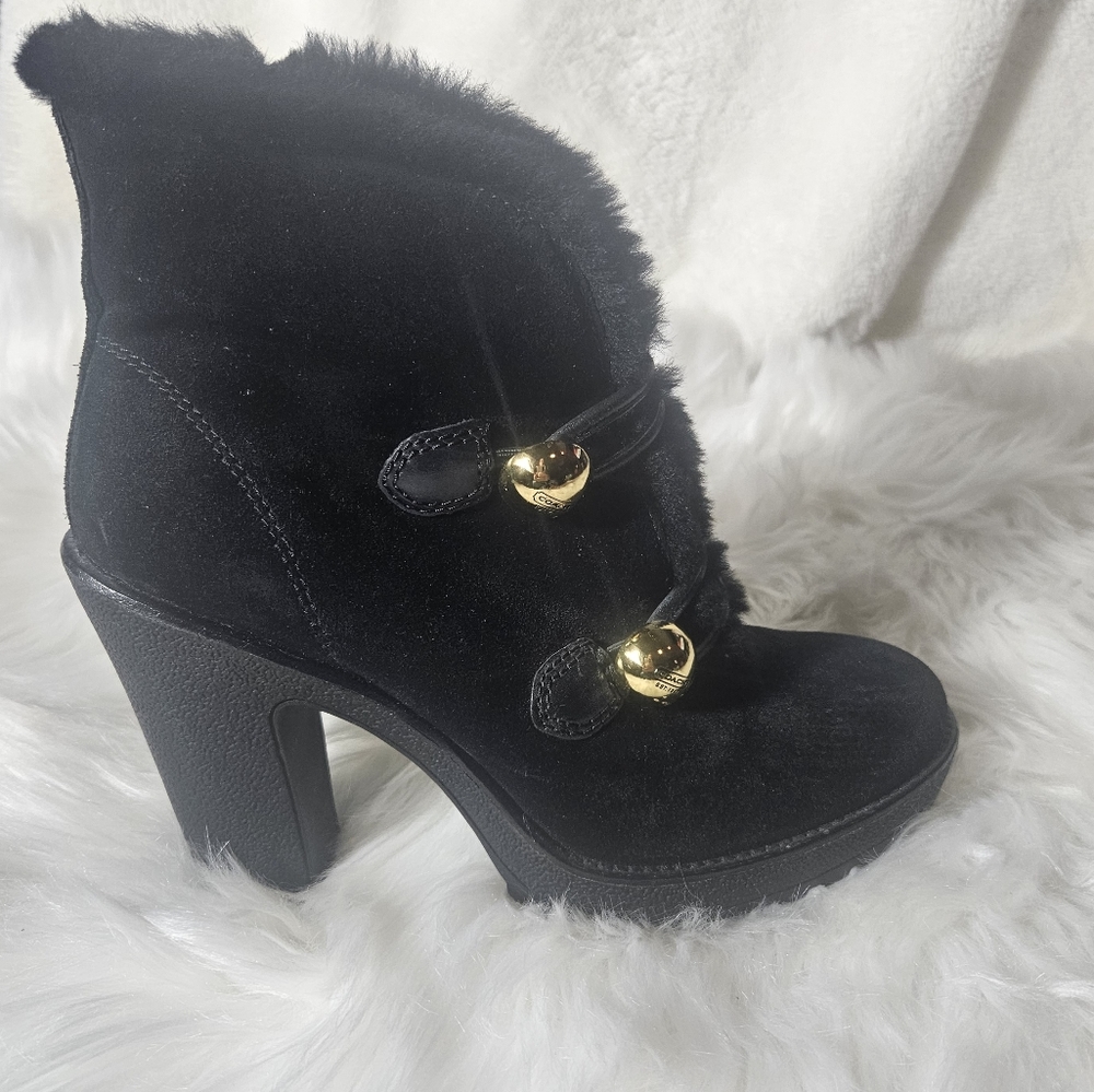Coach Lenora Shearling Boots - Picture 6 of 9